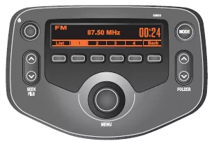 Peugeot 108. Audiosystem